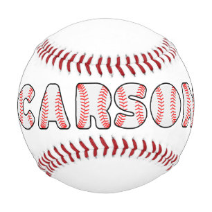 Personalisierte Baseball-Buchstaben Name Baseball