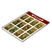 Personalisierte Baseball-Geschenke Notizblock (Linke Seite)