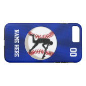 Personalisierte Baseball iPhone 8 Plusfall, iPhone Case-Mate iPhone Hülle (Rückseite (Horizontal))
