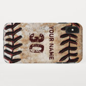 Personalisierte Baseball iPhone Hüllen AM NEUESTEN (Rückseite (Horizontal))