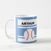 Personalisierte Baseball-Kaffee-Tassen Kaffeetasse (Links)
