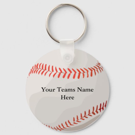Personalisierte Baseball-Keychains Schlüsselanhänger (Vorderseite)