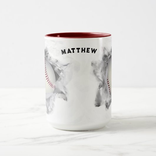 Personalisierte Baseball-Kollektiv Tasse (Zentrum)