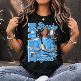 Personalisierte Baseball-Mom-Player-Bootleg-Style T-Shirt