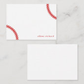 Personalisierte Baseball-Notecards Mitteilungskarte (Vorne/Hinten)
