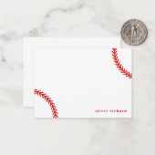 Personalisierte Baseball-Notecards Mitteilungskarte (Vorderseite/Rückseite Beispiel)