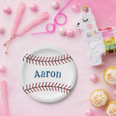 Personalisierte Baseball-Papier-Teller Pappteller (Party)