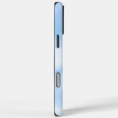 Personalisierte Baseball Player Silhouette Blue Sk Case-Mate iPhone Hülle (Rückseite / Rechts)