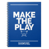 Personalisierte Baseball-Schule Notizblock (Vorderseite)