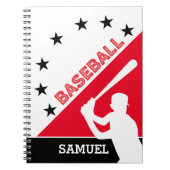 Personalisierte Baseball-Schule Notizblock (Vorderseite)