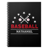 Personalisierte Baseball-Schule Notizblock (Vorderseite)