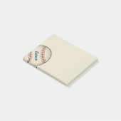 Personalisierte Baseball-Sport-Post-it-Notes-Gesch Post-it Klebezettel (angewinkelt)
