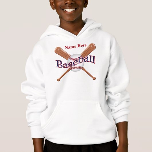 Personalisierte Baseball-SweatshirtsHoodies für Hoodie (Vorderseite)