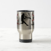 Personalisierte Baseball-Tassen mit NAMEN und ZAHL Reisebecher (Mittel)