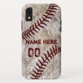 Personalisierte Baseball-Telefon-Hüllen neu und Case-Mate iPhone Hülle (Rückseite)