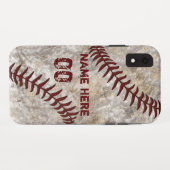 Personalisierte Baseball-Telefon-Hüllen neu und Case-Mate iPhone Hülle (Rückseite (Horizontal))