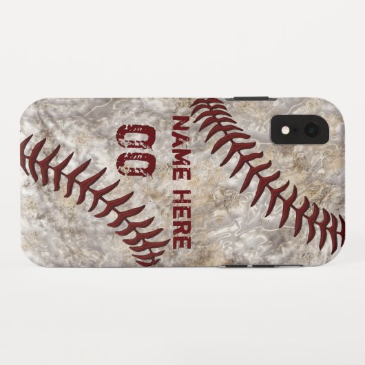 Personalisierte Baseball-Telefon-Hüllen neu und Case-Mate iPhone Hülle (Rückseite (Horizontal))