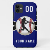 Personalisierte Baseball-Telefonfälle, neu für ält Case-Mate iPhone Hülle (Rückseite)