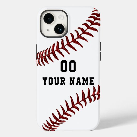 Personalisierte Baseball-Telefonfälle, Neuigkeiten Case-Mate iPhone Hülle (Rückseite)