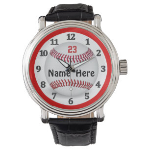 Personalisierte Baseball-Uhren für Männer und Armbanduhr