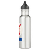Personalisierte Baseball-Wasser-Flasche Edelstahlflasche (Rechts)