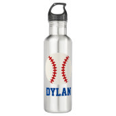 Personalisierte Baseball-Wasser-Flasche Edelstahlflasche (Vorderseite)