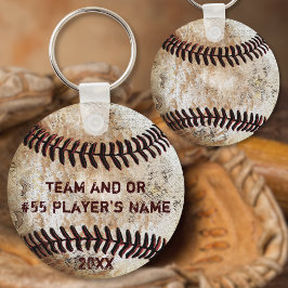 PERSONALISIERTE Baseballgeschenke für Spieler, Sen Schlüsselanhänger