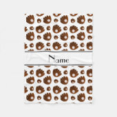 Personalisierte Baseballhandschuhkugeln Fleecedecke (Vorderseite)