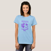 Personalisierte Baseballmutter T-Shirt (Vorne ganz)