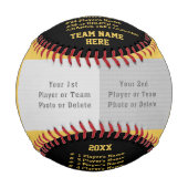 Personalisierte Baseballs für Team, Senioren oder (Vorderseite)