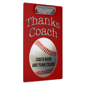 Personalisierte Baseballtrainer-Geschenke, Klemmbrett (Rechts)