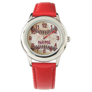 Personalisierte Baseballuhren für Jungen Armbanduhr