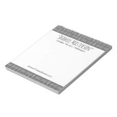 Personalisierte Basiswoche Notizblock (Rotiert)