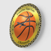 Personalisierte Basketball Champions League Große Wanduhr (Winkel)