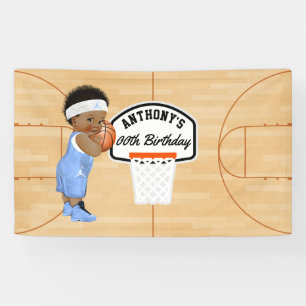 Personalisierte Basketball-Geburtstagsfeier Banner