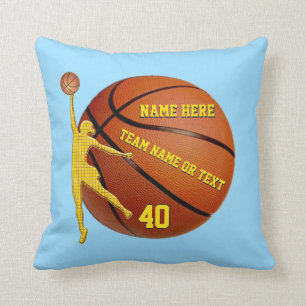 Personalisierte Basketball-Geschenke für Mädchen Kissen