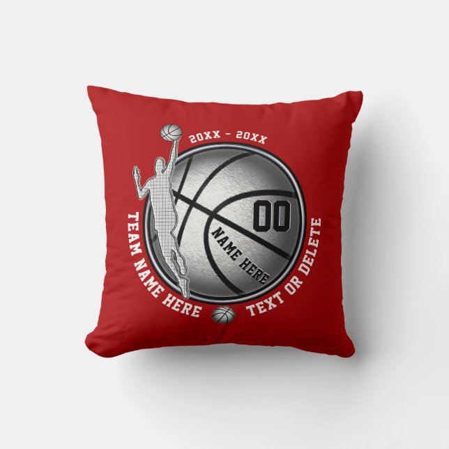 Personalisierte Basketball-Geschenke für Spieler, Kissen (Vorderseite)