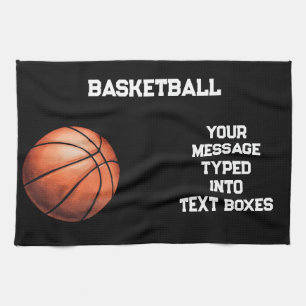 Personalisierte Basketball-Geschenkideen Geschirrtuch