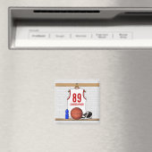 Personalisierte Basketball Jersey Magnet (In Situ (Geschirrspüler))