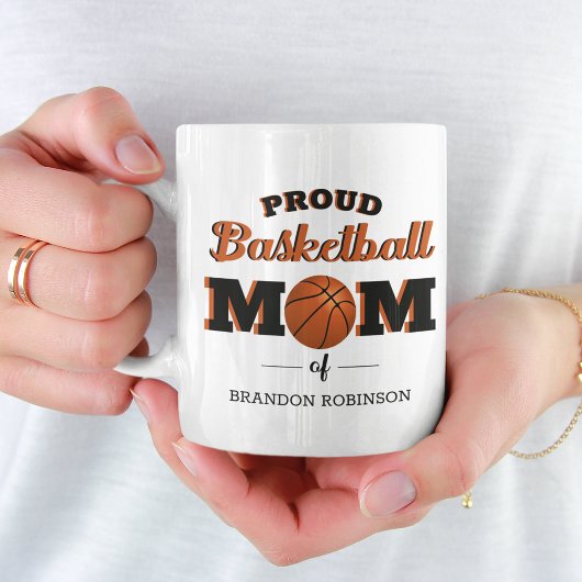 Personalisierte Basketball-Mama Kaffeetasse
