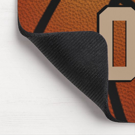 Personalisierte Basketball-Mausunterlage, Name, Mousepad (Ecke)