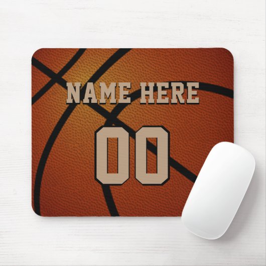 Personalisierte Basketball-Mausunterlage, Name, Mousepad (Mit Mouse)