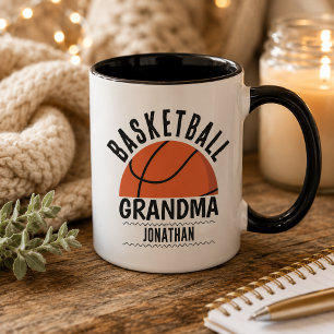 Personalisierte Basketball-Oma Tasse