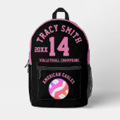 Personalisierte Basketball-Rucksack-Nummer Bedruckter Rucksack (Vorderseite)