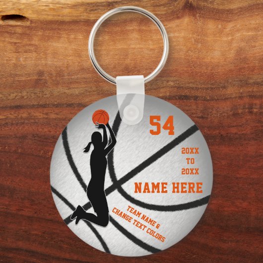 Personalisierte Basketball-Schlüsselanhänger mit O Schlüsselanhänger (Vorderseite)