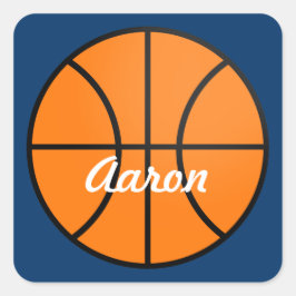 Personalisierte Basketball Sport Party Stickers