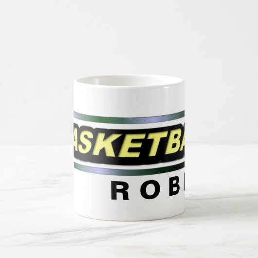 Personalisierte Basketball-Tasse Kaffeetasse (Mittel)