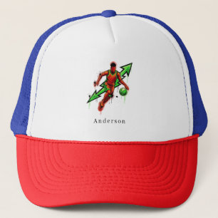 Personalisierte Basketball-Trainer-Sommer-Trucker- Truckerkappe