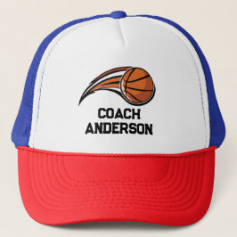 Personalisierte Basketball-Trainer-Sommer-Trucker- Truckerkappe
