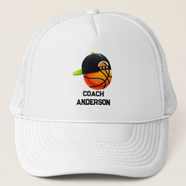 Personalisierte Basketball-Trainer-Sommer-Trucker- Truckerkappe